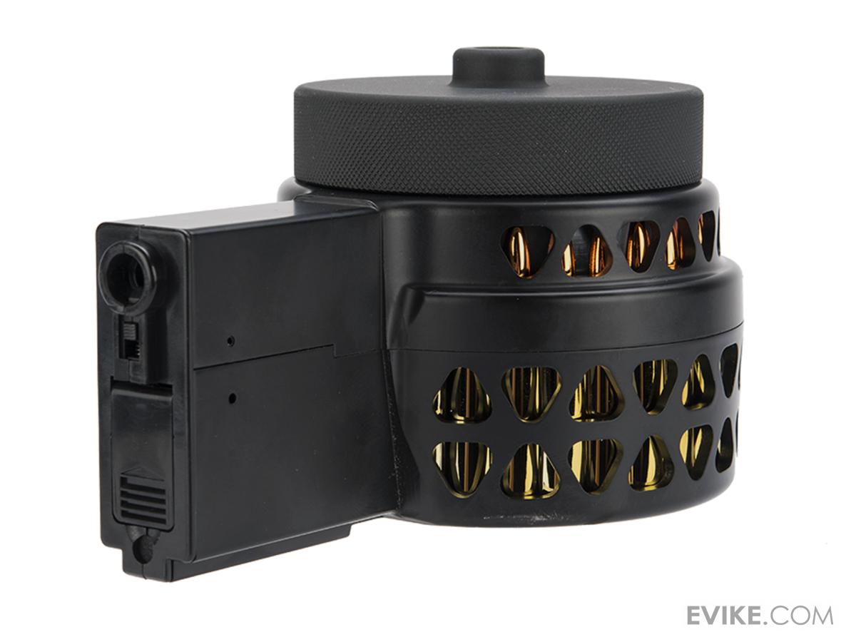 Iron Airsoft Skeletonized Sound Control 1000 Round Drum