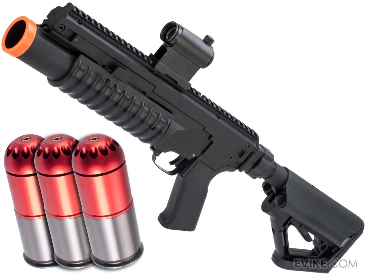 Airsoft M203 Standalone Grenade Launcher Carrier (Model Complete Launcher & Grenades