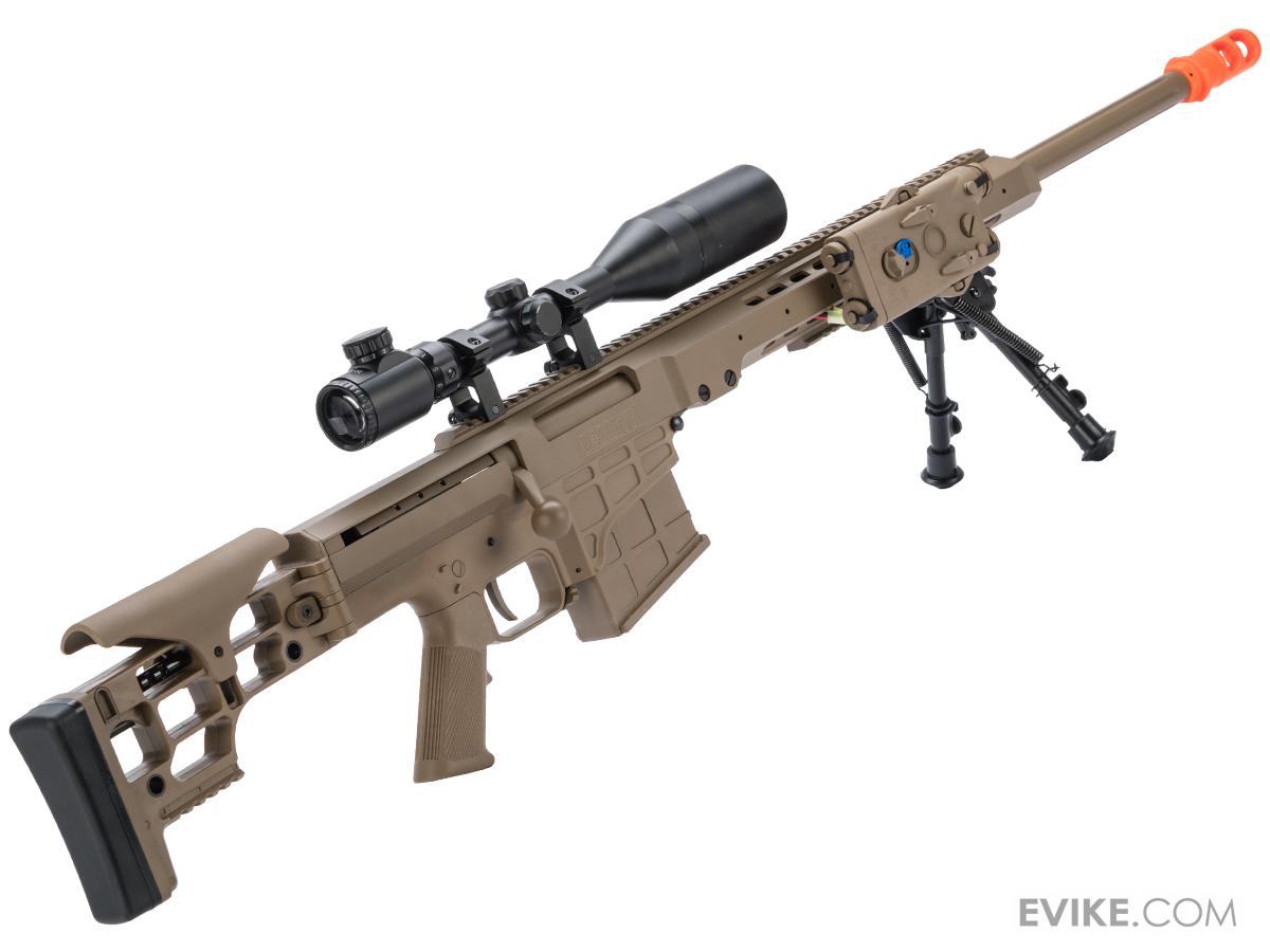 Barrett Licensed M98B MRAD w/ Folding Stock Long Range Airsoft AEG Sniper Rifle