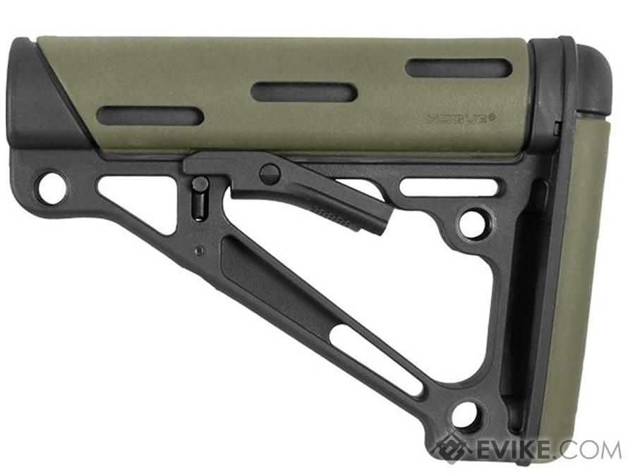 Hogue AR-15/M-16 OverMolded Collapsible Buttstock for Mil-Spec Buffer Tube (Color: OD Green), Accessories & Parts, External Parts, M4 / M16 External Parts, M4/M16 Stocks (Adjustable) - Evike.com Airsoft Superstore Hogue AR-15/M-16 OverMolded Collapsible Buttstock for Mil-Spec Buffer Tube (Color: OD Green), Accessories & Parts, External Parts, M4 / M16 External Parts, M4/M16 Stocks (Adjustable) - Evike.com Airsoft Superstore