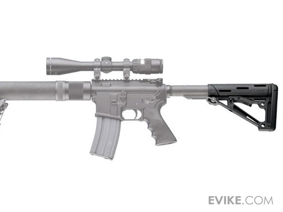 Hogue AR-15/M-16 OverMolded Collapsible Buttstock for Mil