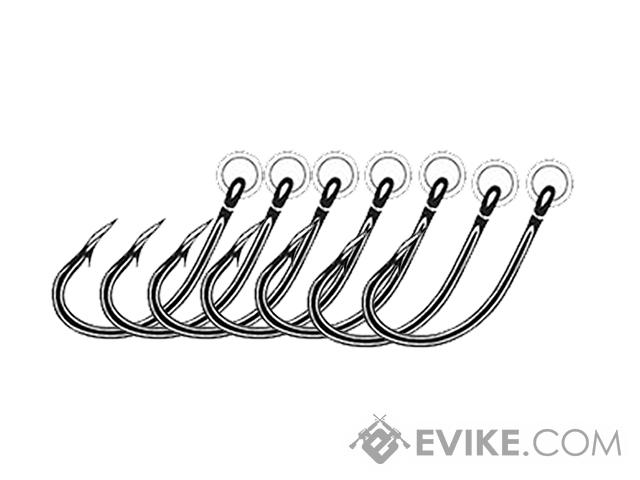 Owner 5106R-121 Flyliner Ringed Live Bait Hook with Forged Short Shank Cutting Point and Ringed/Welded Eye (Size: 2/0 / 6 per pack)
