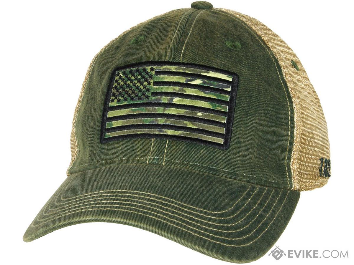 7.62 Design Camo Flag Vintage Trucker Hat