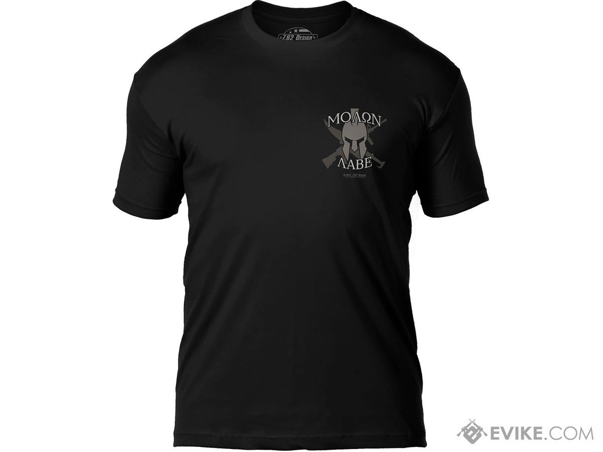 7.62 Design Molon Labe Premium Men's Patriotic T-Shirt (Size: Black / Large)