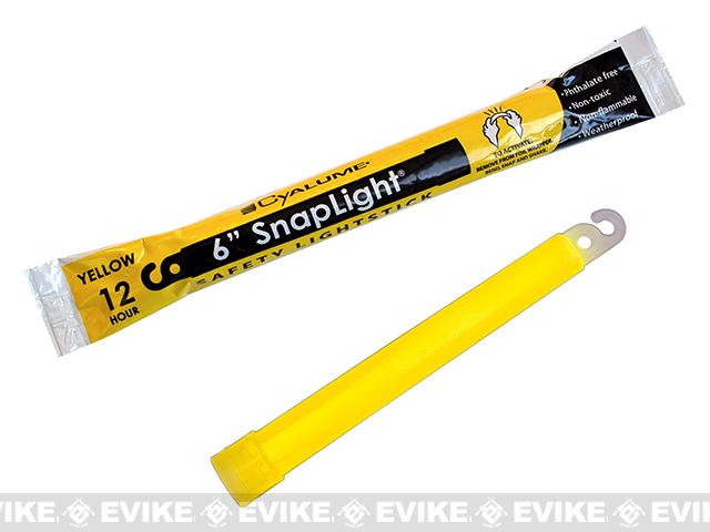 Cyalume 6 ChemLight LightSticks (Color: Yellow / 1 Pack)