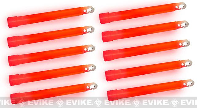 Cyalume 6 ChemLight LightSticks (Color: Red / 10 Pack)