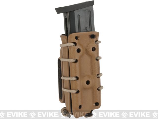 G-Code Scorpion Adjustable Double Stack Pistol Mag Carrier w/ Belt Loops (Color: Coyote Tan)