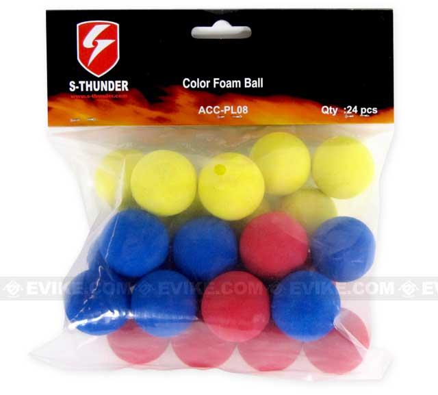 SThunder 33mm Foam Ball for SThunder Airsoft 40mm M203 Grenade Shells