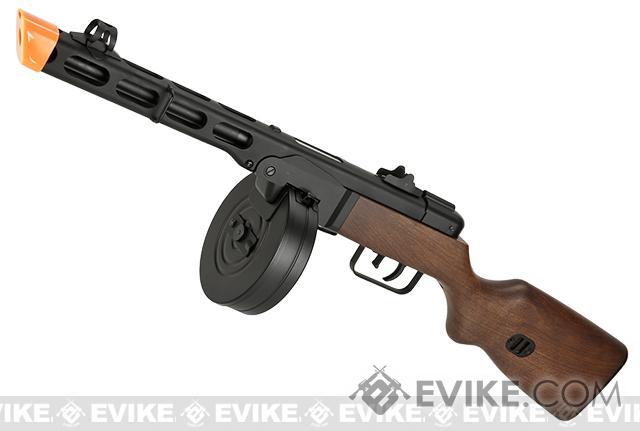 Bone Yard - 6mmProShop PPSh-41 Steel Bodied w/ Imitation Wood EBB Airsoft AEG Submachine Gun (Store Display, Non-Working Or Refurbished Models)