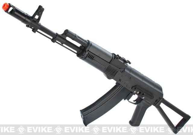 CYMA Sport AK74 Airsoft AEG Rifle w/ Side Folding Stock (Package: 7.4v LiPo Battery + Charger)