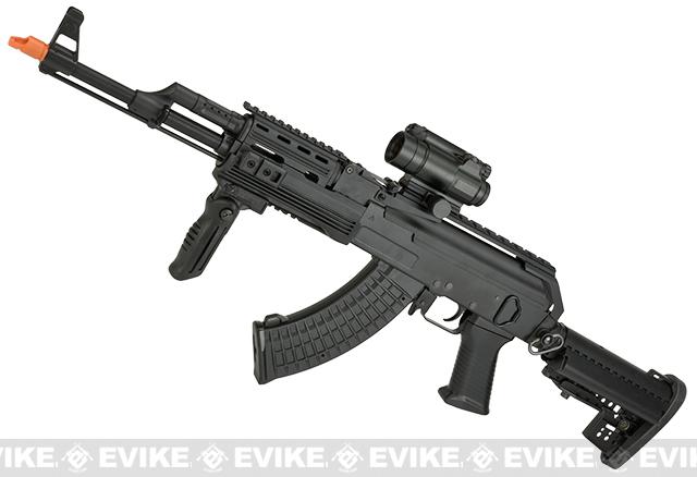 JG Full Metal AK47 Custom Contractors Weapon AK74 (C.P.W) Full Size Airsoft AEG Electric Rifle Package.