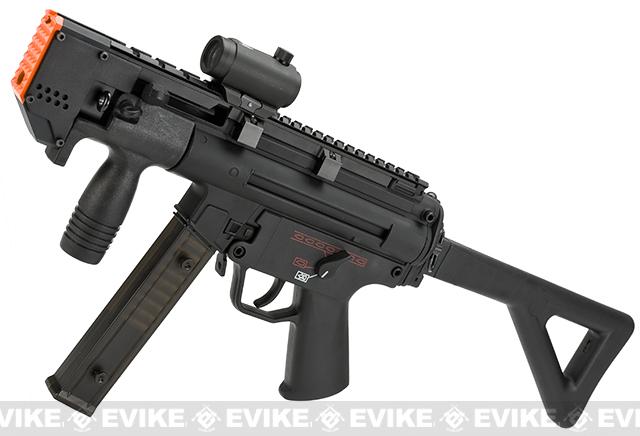 6mmProShop Custom Airsoft AEG Sub-Machine Gun (Model: Swordfish-K PDW - Optic + Mag Package)