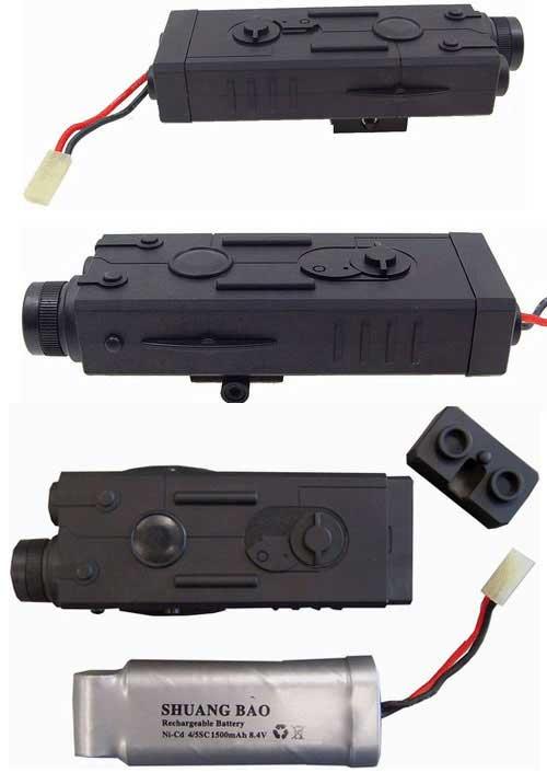 Matrix PEQ2 Type Slim Airsoft AEG External Battery Storage Box