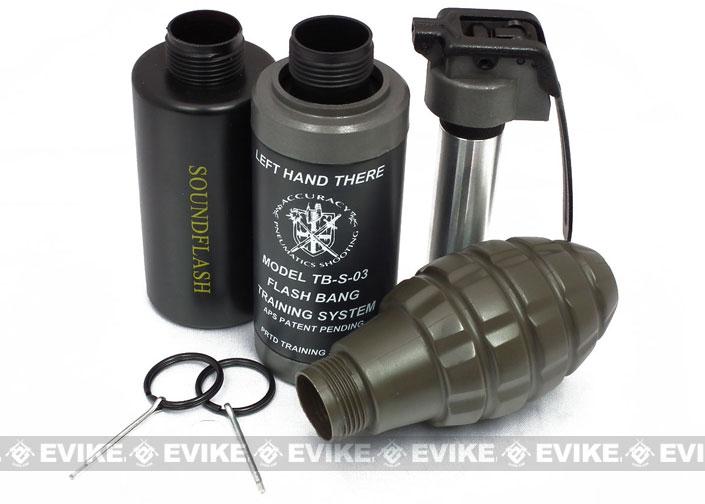 Thunder B Airsoft Co2 Simulation Grenade (Package: 3 Shell Set / Shell  Sampler)