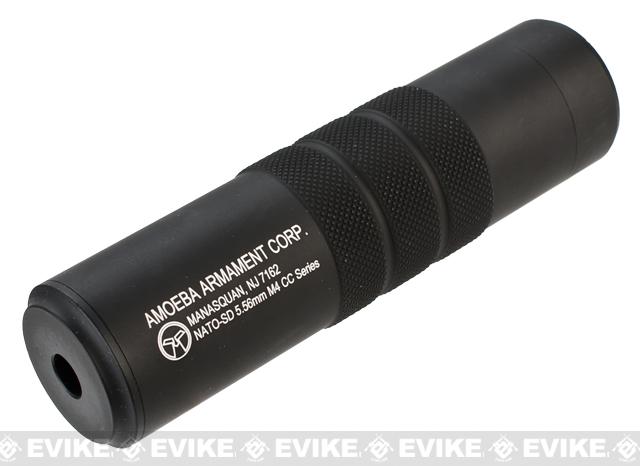 ARES Amoeba 136mm Mock Silencer w/ Inner Barrel Extension - 14mm Positive