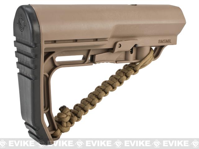 Mission First Tactical Battlelink Minimalist Stock w/ NRAT for M4 Series AEG (Color: Scorched Dark Earth)