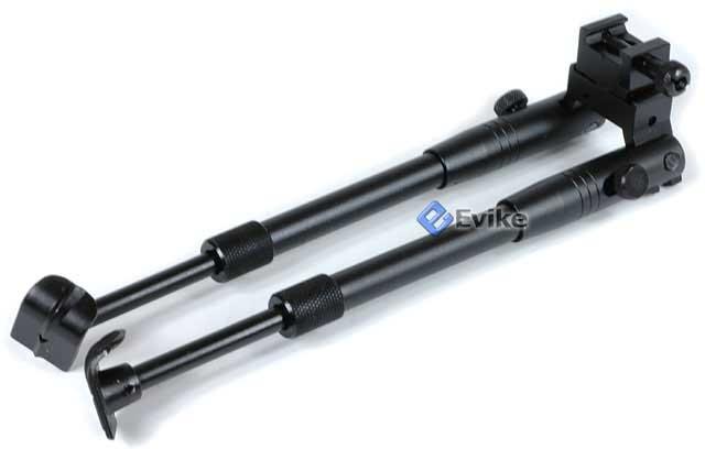 UTG Universal Shooter's Bipod - Sniper Profile Adjustable Height Foldable QD