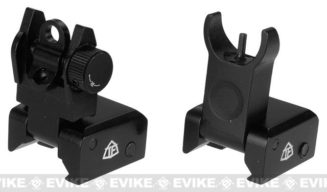 Trinity Force Flip-Up Front & Rear Sight Set - Black