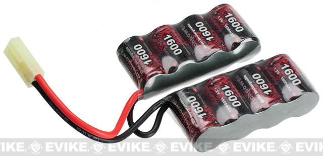 G&G Custom NiMH 9.6v 1600mAh Two-Piece Battery for G&G GR4 G26 Series Airsoft AEG