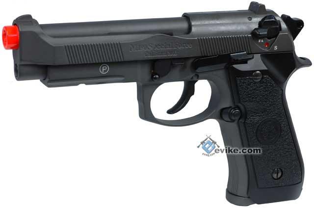 HFC Full Metal M9 Style CO2 Blowback Airsoft Pistol Toy Full/Semi Auto Two Tone 