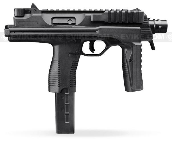 KWA KMP9 Gas Blowback Airsoft Submachine Gun (Color: Black w/ Grip)