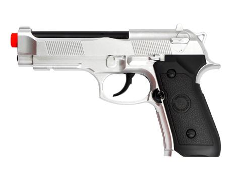 Win Gun High Power M9 CO2 Powered Airsoft Gas Pistol (Model: Black)