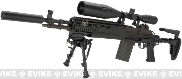 Armas de gas largo : Fusil airsoft M14 EBR GBB - full metal 