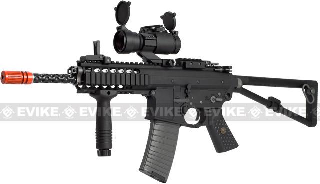 z WE PDW Carbine Full Metal Airsoft Gas Blowback GBB Rifle w/ 2 Mag - Black (New Open Bolt System)