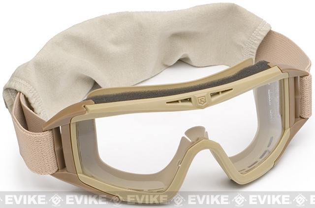 Revision Desert Locust Ballistic Goggle Basic Kit (Color: Tan Frame / Clear Lens)