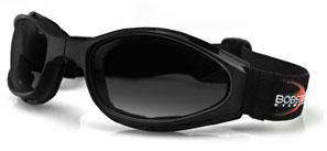 Bobster Crossfire Tactical Compact Folding Goggle / Anti-fog Smoked Lens