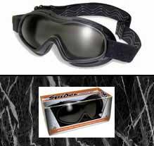 Spider Kit Smoked and Clear Anti-Fog Goggle.