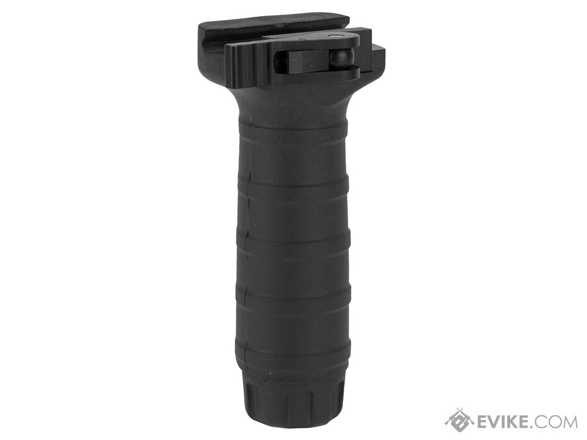 G&P / A&K Polymer Raider Vertical Grip with Pressure Switch Slot (Color: Black)