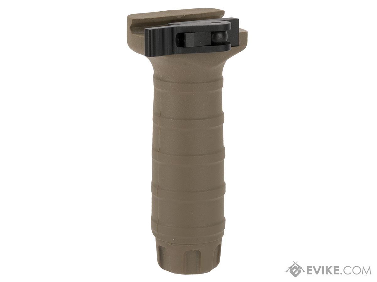 G&P / A&K Polymer Raider Vertical Grip with Pressure Switch Slot (Color: Sand)