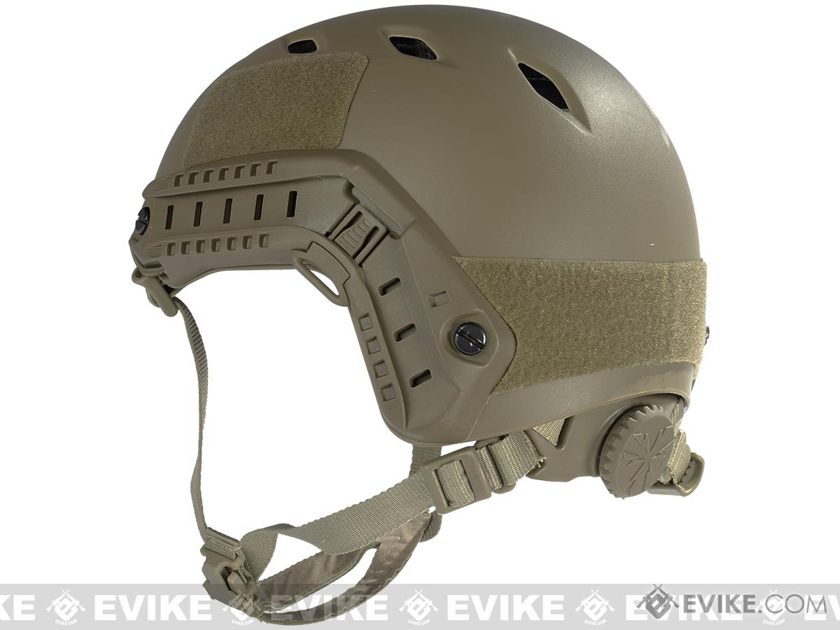 Emerson Bump Type Tactical Airsoft Helmet (BJ Type / Advanced / Dark ...