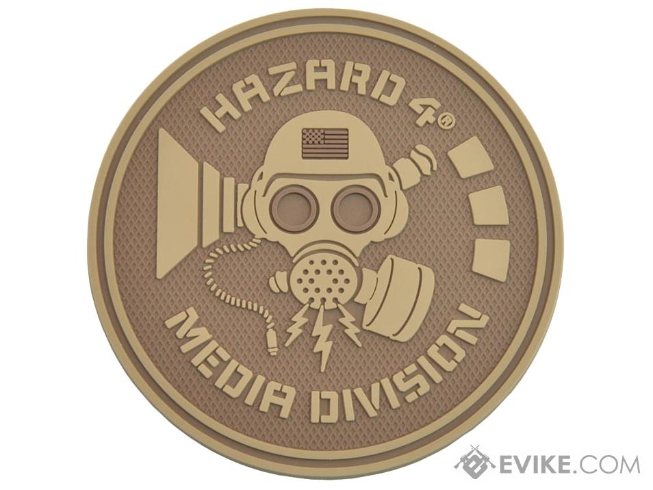 Hazard 4 Media Division TPR Rubber Patch (Color: Coyote)