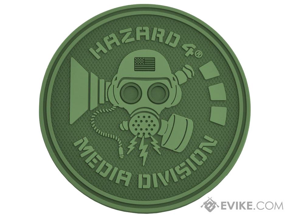 Hazard 4 Media Division TPR Rubber Patch (Color: OD Green)