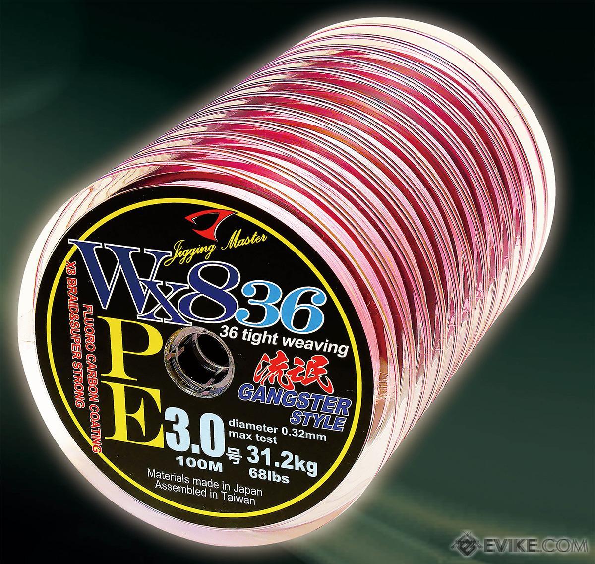 Jigging Master Gangster WX8 36 Knit Tight Weaving PE Braided Line (Size:  #11 160 lbs), MORE, Fishing, Lines -  Airsoft Superstore