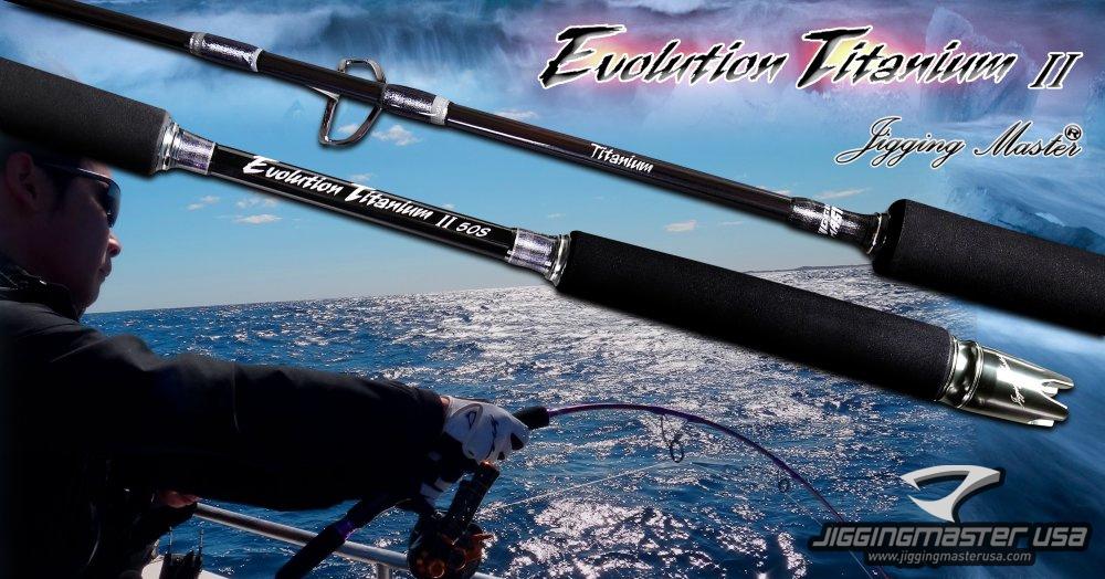 Jigging Master Evolution Titanium II Rod (Model Conventional 150B Gold), MORE, Fishing, Rods
