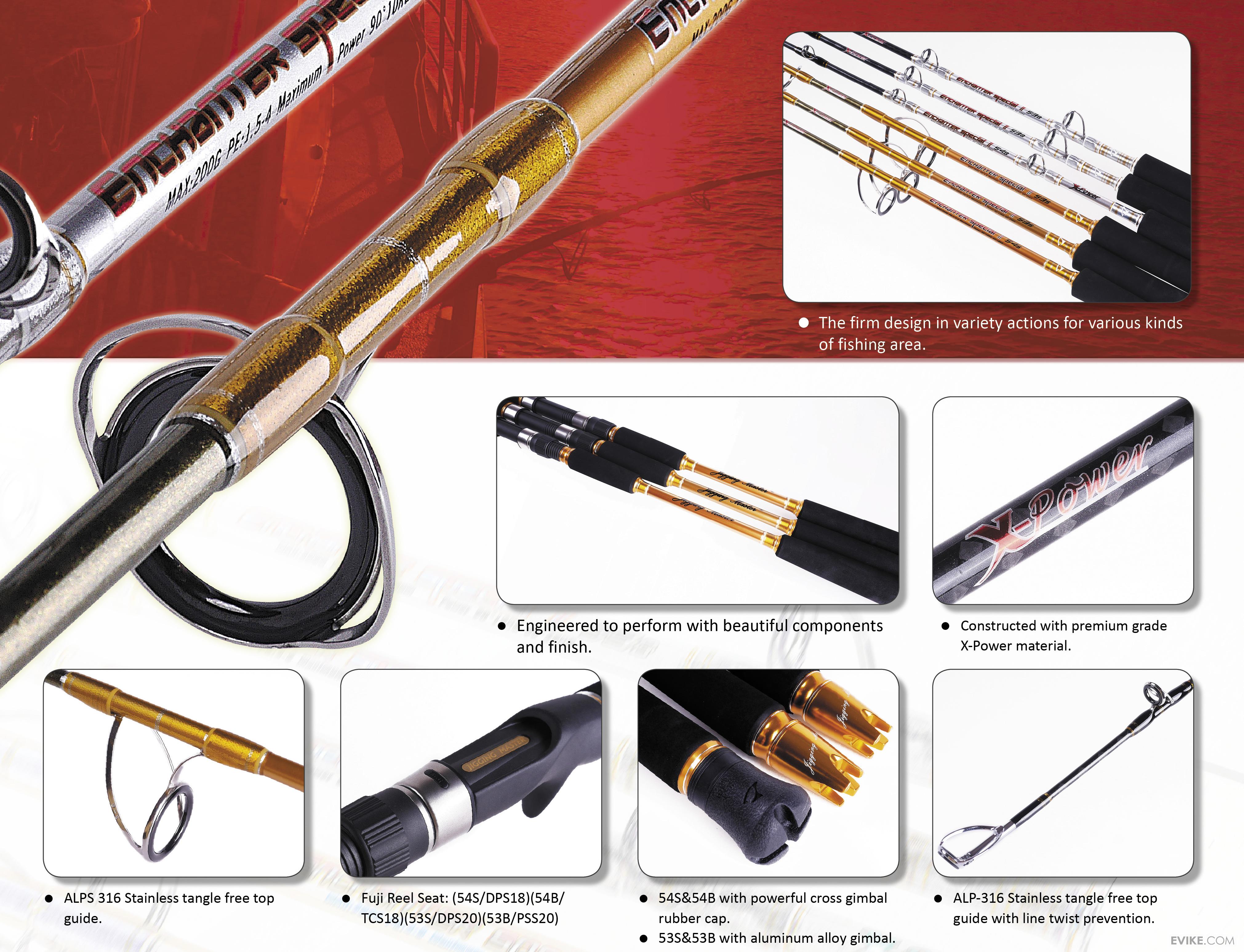 Jigging Master Enchanter Special II Jigging Rod (Model 200g / 54B