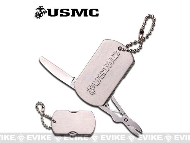 U.S. Marines by M-Tech Dog Tag Tool - Chrome