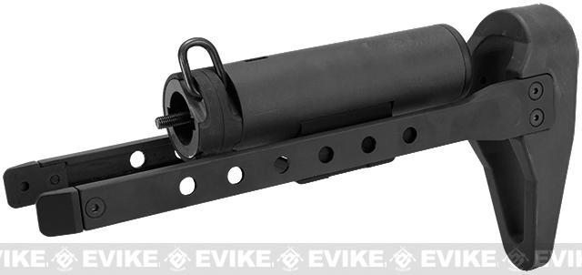 ICS QRS Retractable Stock for CXP M4 Series Airsoft AEG EBB Rifles (Color: Black)