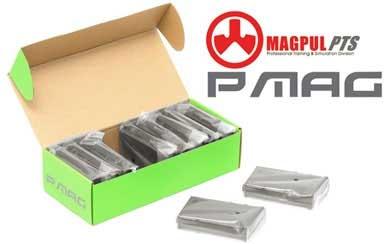 z Magpul PTS 50rd PMAG Mid-Cap for M4 / M16 Series Airsoft AEG - OD Green (Box Set of 10)