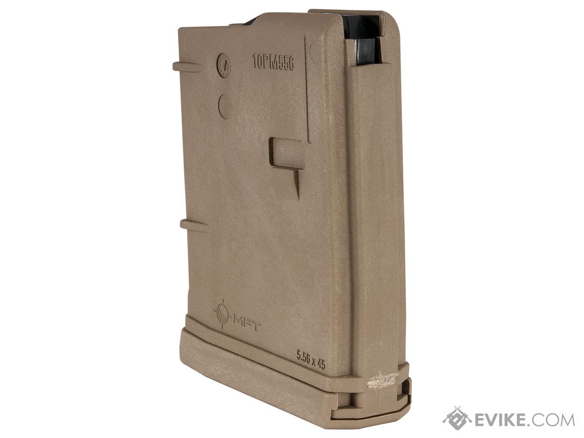 Mission First Tactical 10 Round Polymer Magazine 5.56mm / .223 / .300 AAC (Color: Scorched Dark Earth)