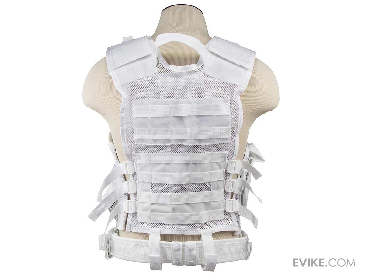 NcSTAR VISM Tactical Vest (Color White / Medium), Tactical Gear
