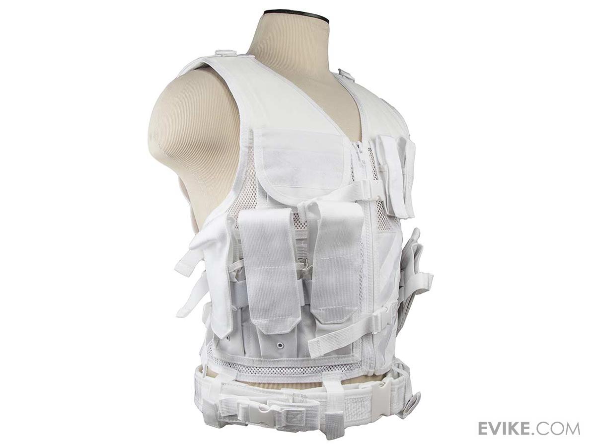 NcSTAR VISM Tactical Vest (Color White / Medium), Tactical Gear