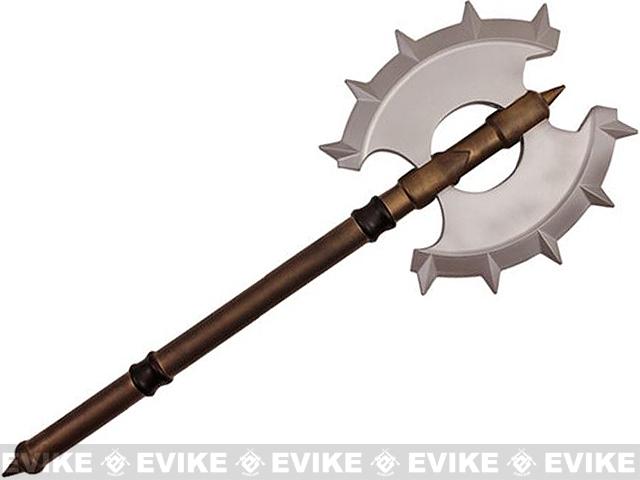 Hero's Edge Foam Double Sided Spiked Battle Axe