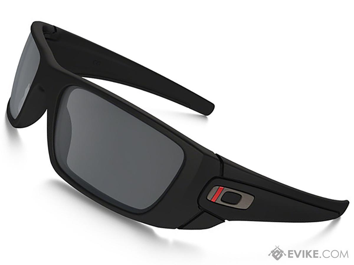 Oakley Fuel Cell Sunglasses (Color: Thin Red Line Black / Black Iridium)