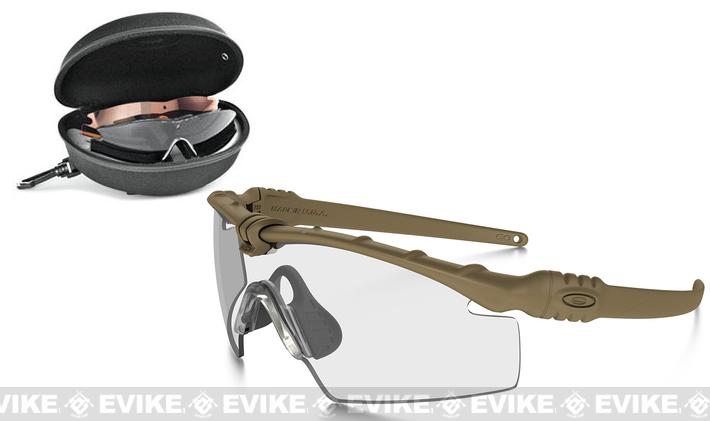 Oakley SI Ballistic M Frame 3.0 Strike Array Shooting Glasses (Color: Dark Bone / Clear, Persimmon, Smoke Grey Lenses)