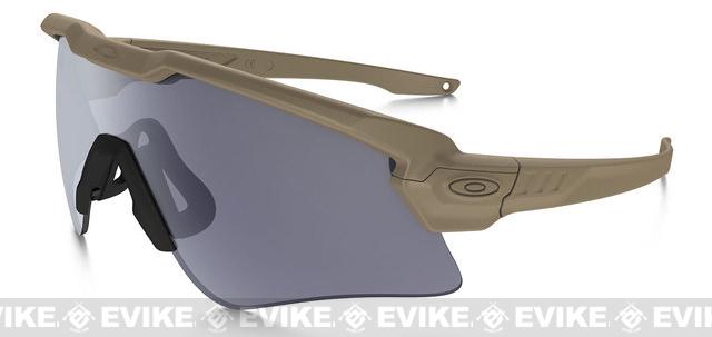 Oakley SI Ballistic M Frame Alpha Shooting Glasses (Color: Terrain Tan / Smoke Grey)