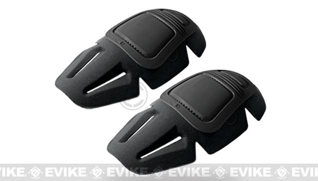 Crye Precision AIRFLEX Combat Knee Pad Set (Color: Black)
